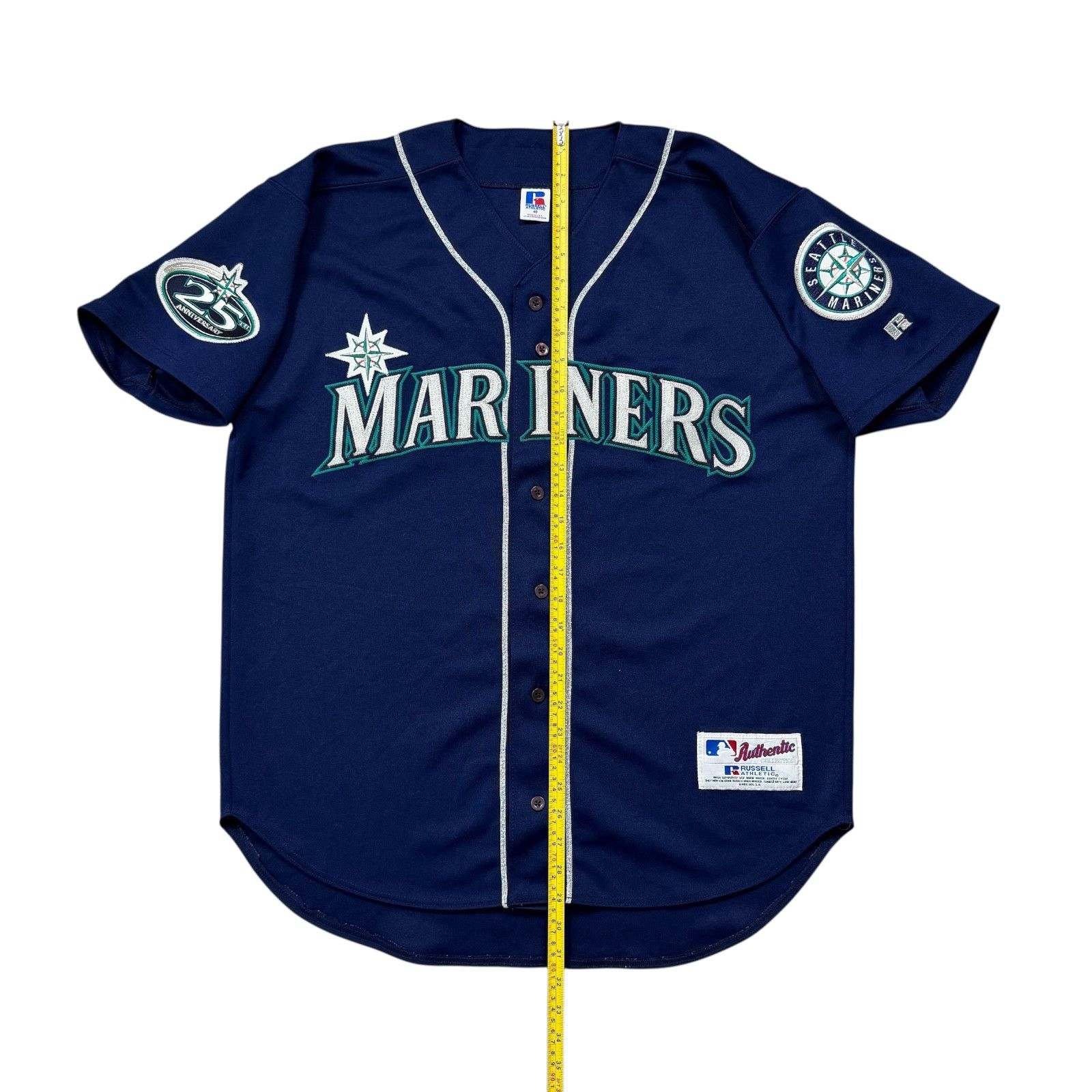 MLB VTG 00s SEATTLE MARINERS RUSSELL 25TH AUTHENTIC JERSEY Size US M / EU 48-50 / 2 - 8 Thumbnail