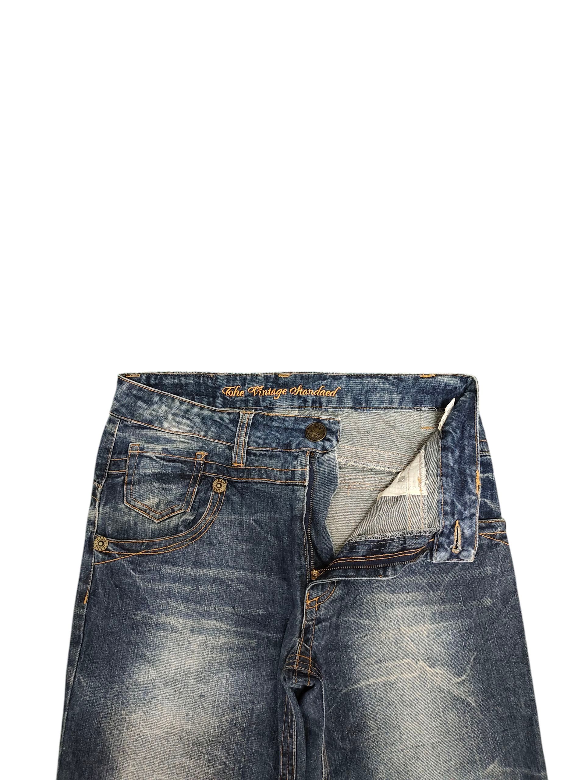 Tornado Mart Japanese Brand The Vintage Clawmark Distress Flare Jeans Size US 32 / EU 48 - 8 Thumbnail