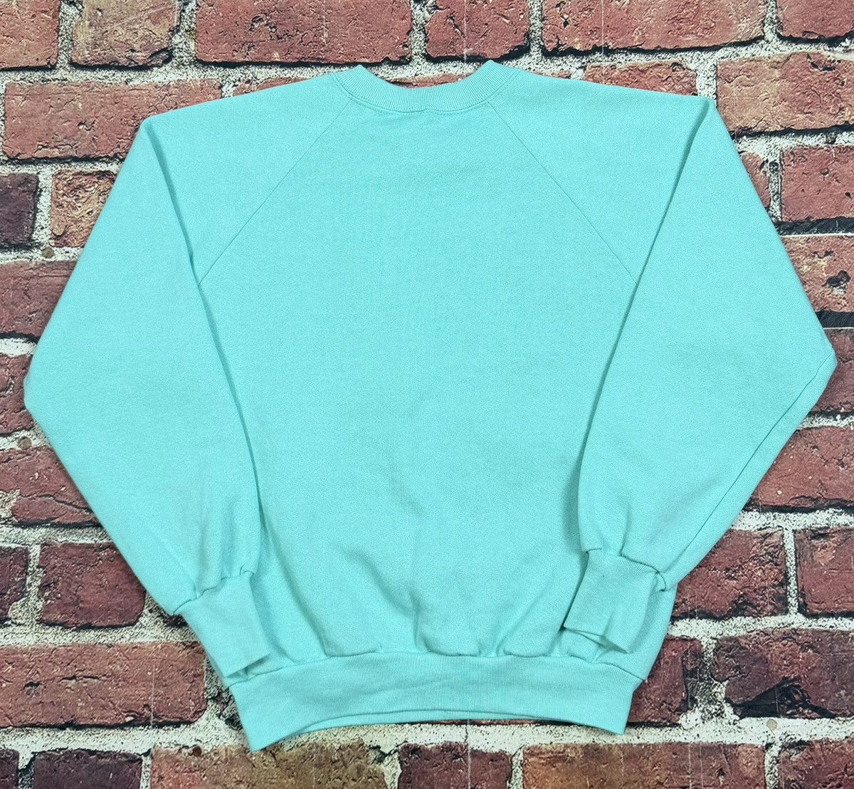 Fruit Of The Loom Vintage Deer Nature Art Sweatshirt Crewneck Teal Blue 90s Size US M / EU 48-50 / 2 - 3 Thumbnail