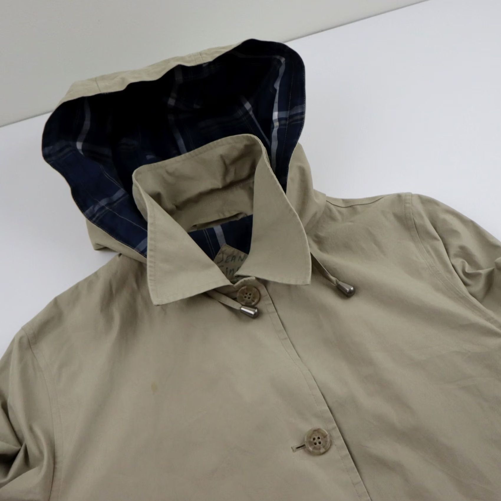 Pendleton VINTAGE Pendleton Rain Coat Overcoat Chore Jacket Womens Large Beige Sherpa-Softshell Hooded Water Resistant Jacket Women's L Rain Coat Size L / US 10 / IT 46 - 3 Thumbnail