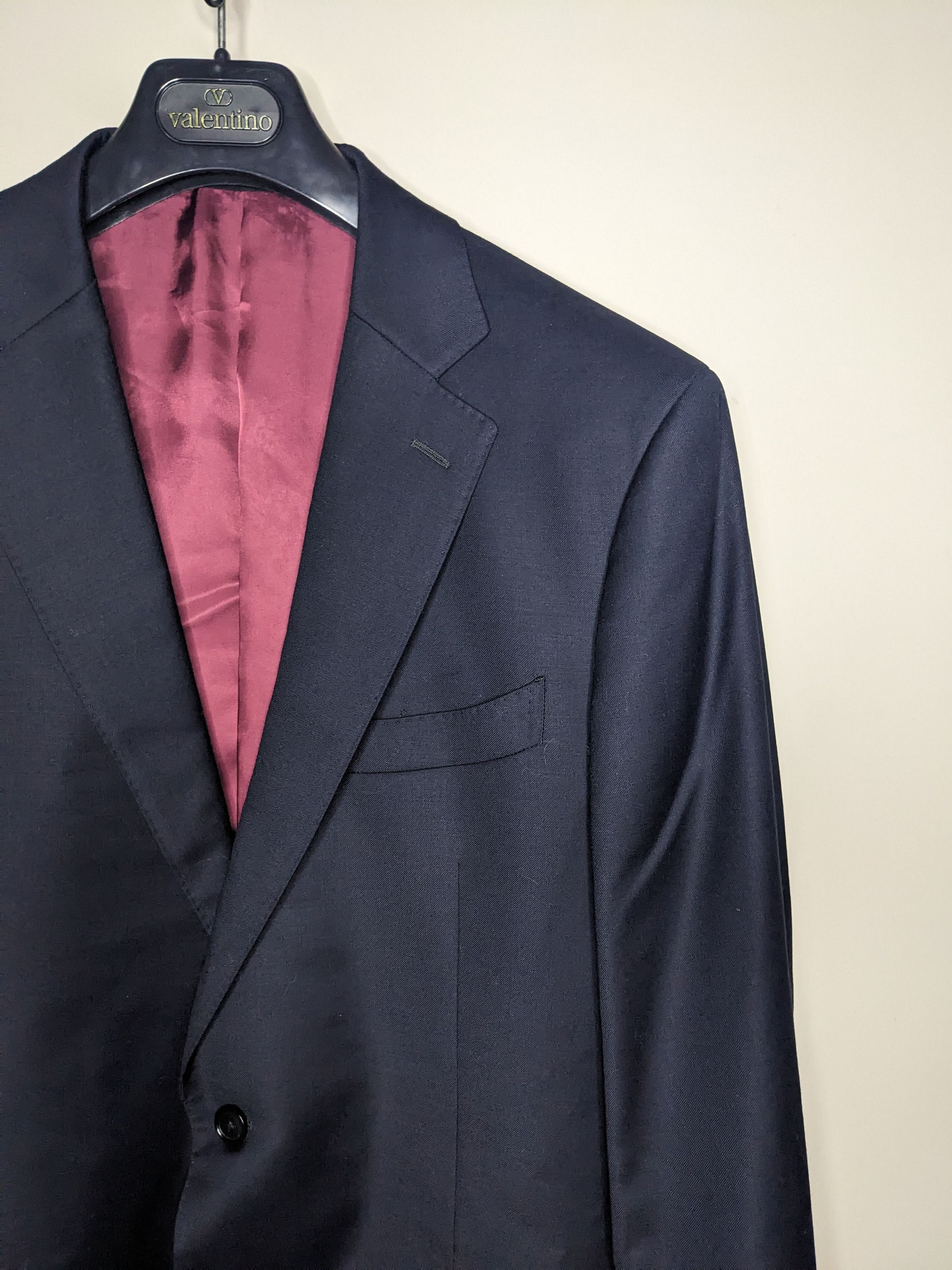 Spier & Mackay Spier MacKay Blazer Mens 42R Midnight Navy Wool Suit Jacket Size 42R - 3 Thumbnail