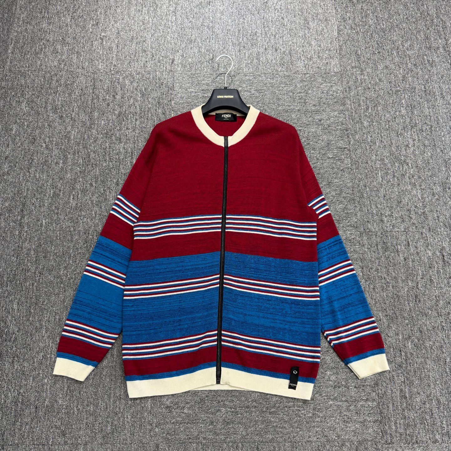 Fendi Fendi Striped Wool Knit Sweater 52 Size US L / EU 52-54 / 3 - 1 Thumbnail