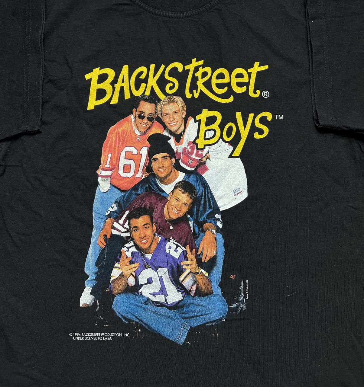Band Tees × Vintage Rare Tshirt Backstreet Boys 1996 Vintage 90’s Hip Hop Pop Size US M / EU 48-50 / 2 - 1 Thumbnail
