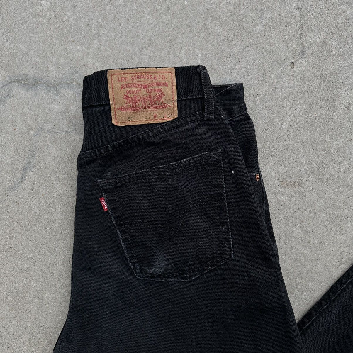 Levi's Vintage Clothing × Vintage Vintage Levi’s 521 Jeans W33xL34 Pants Trousers Y2K 00s USA Size US 33 - 5 Thumbnail