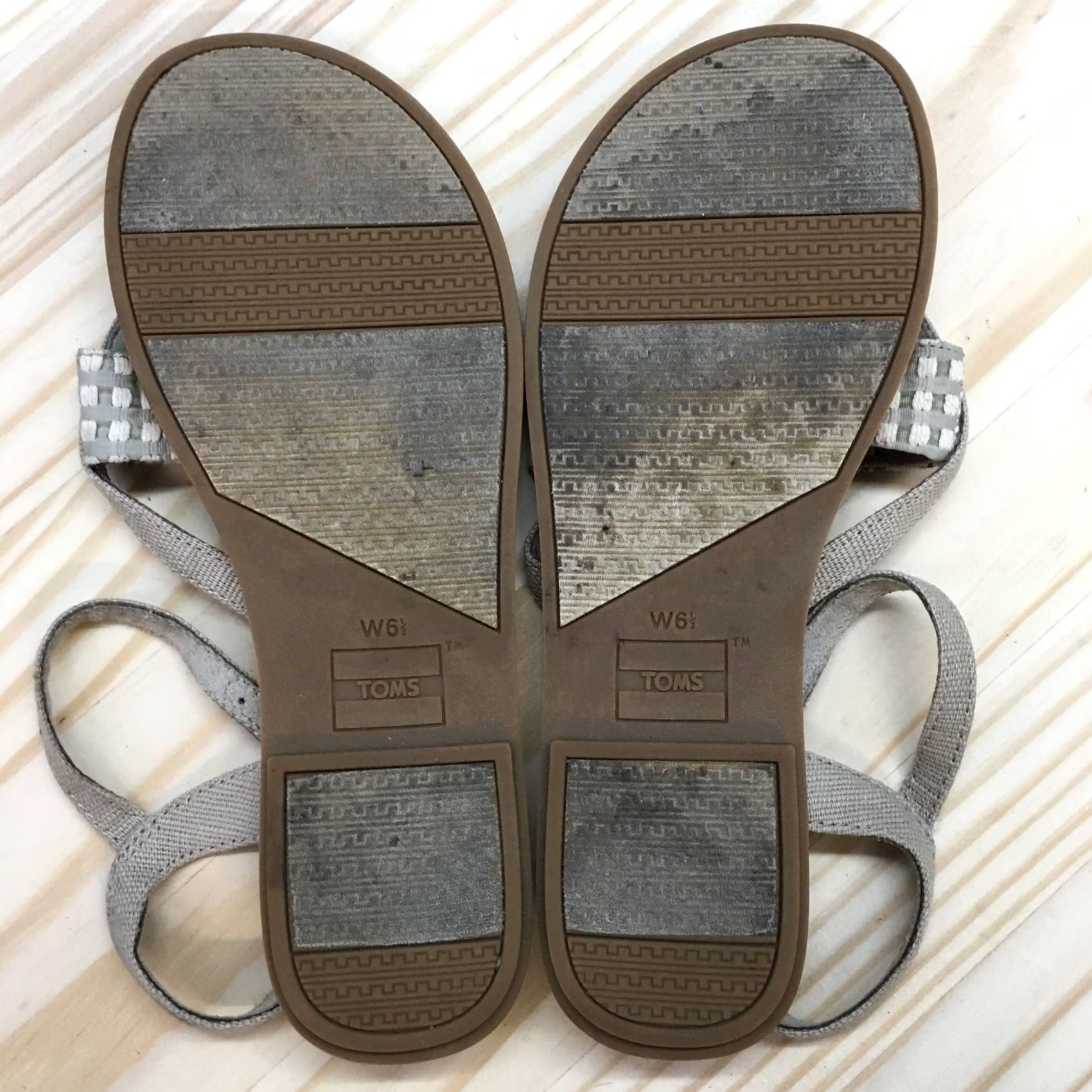 Toms TOMS Lexie Sandals Womens Slingback Flat Brown Fabric Casual Shoes Size US 7 / IT 37 - 7 Thumbnail