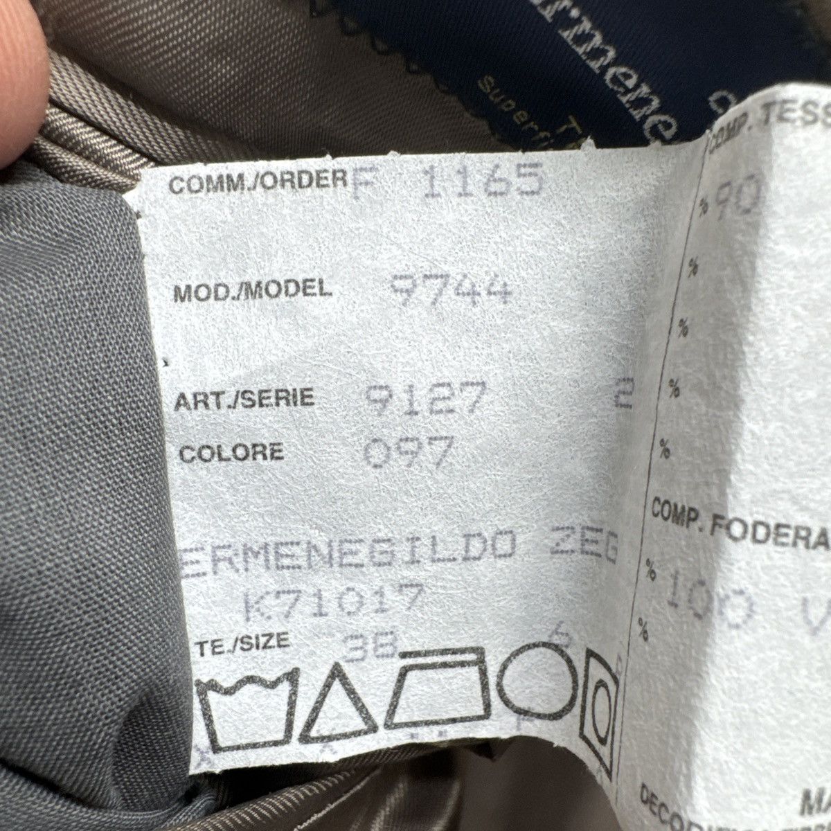 Ermenegildo Zegna Ermenegildo Zegna Blazer Mens 38R Tan Brown Size 38R - 6 Thumbnail