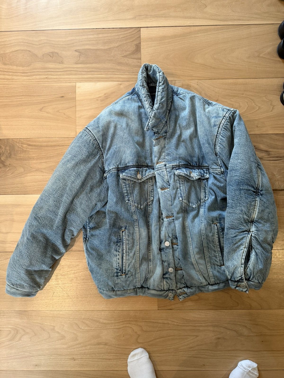 Balenciaga Balenciaga Oversized Denim Track Jacket, Pants Set
