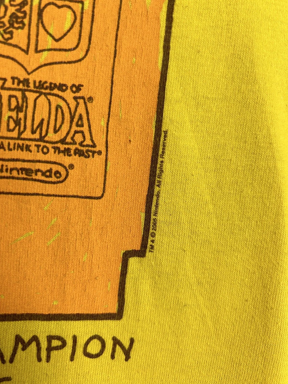 Nintendo Vintage Zelda State Champion 1985 Nintendo 2005 T-Shirt Size US M / EU 48-50 / 2 - 3 Thumbnail