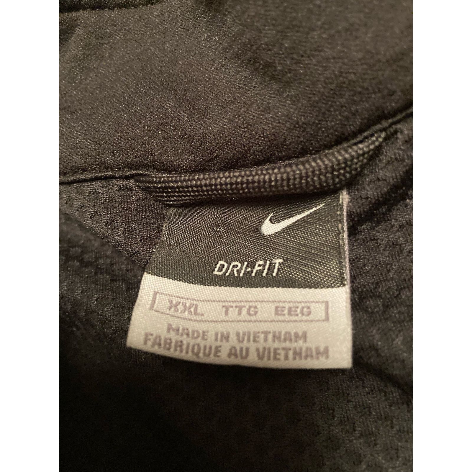 Nike Men’s Nike Dri-Fit 1/2 Zip up Long Sleeve Size XXL/Black/Gry Size US XS / EU 42 / 0 - 4 Thumbnail