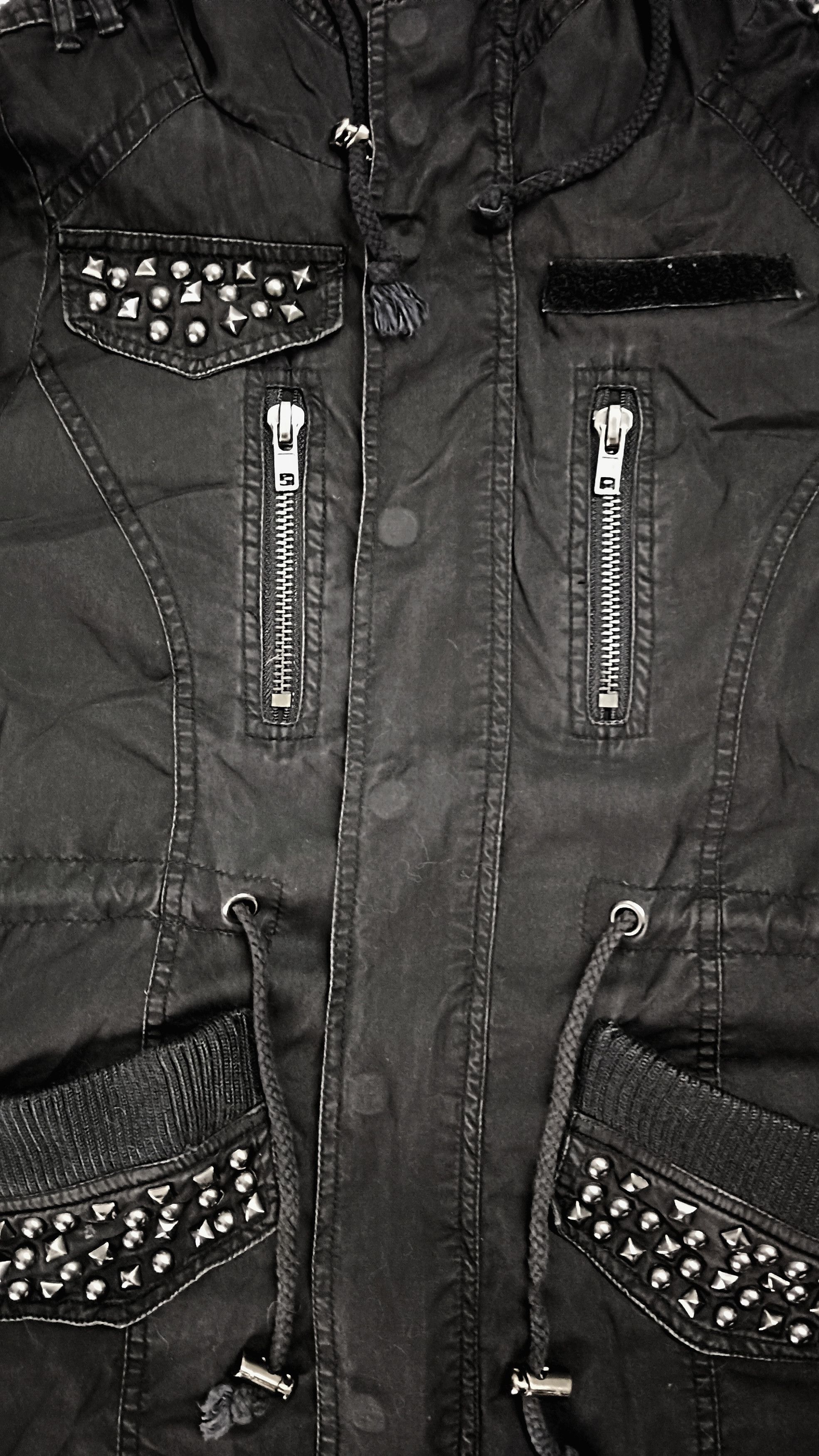 Ghost Supply Ghost Of Harlem Punk Studded Zipper Hoodie Size US S / EU 44-46 / 1 - 9 Thumbnail