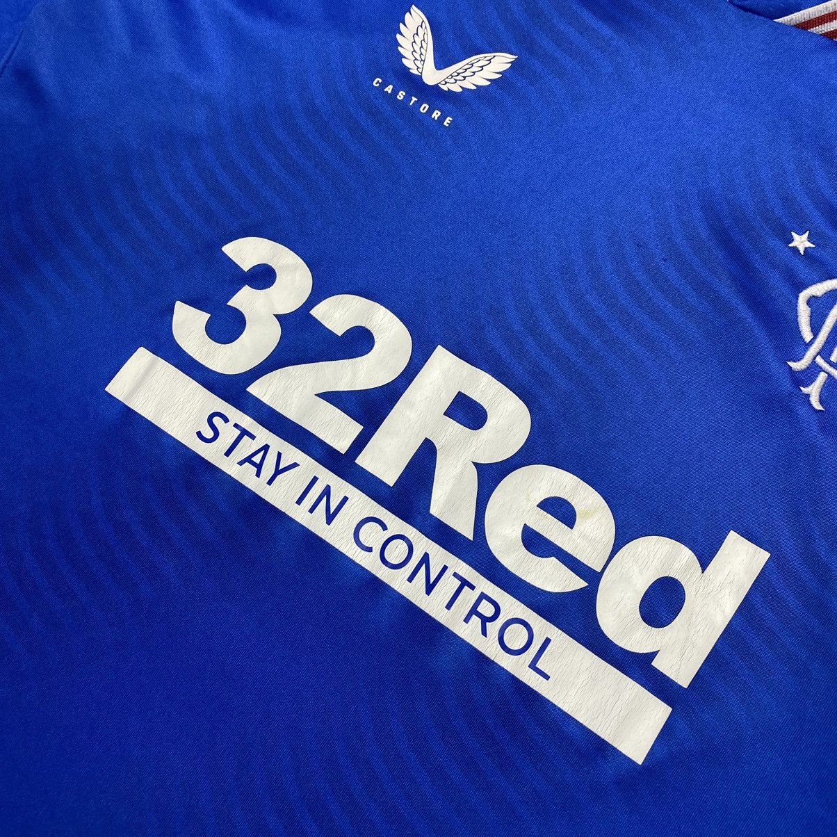 Castore × Vintage Men’s Castore FC Rangers Team soccer Rare jersey Size US L / EU 52-54 / 3 - 5 Thumbnail
