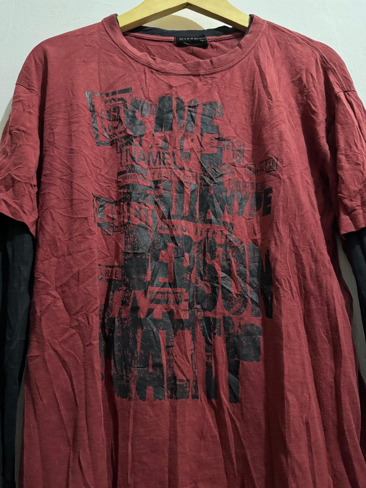 Hysteric Glamour Y2k Mind games 2 layer ifsixwasnine longsleeve Size US L / EU 52-54 / 3 - 2 Thumbnail