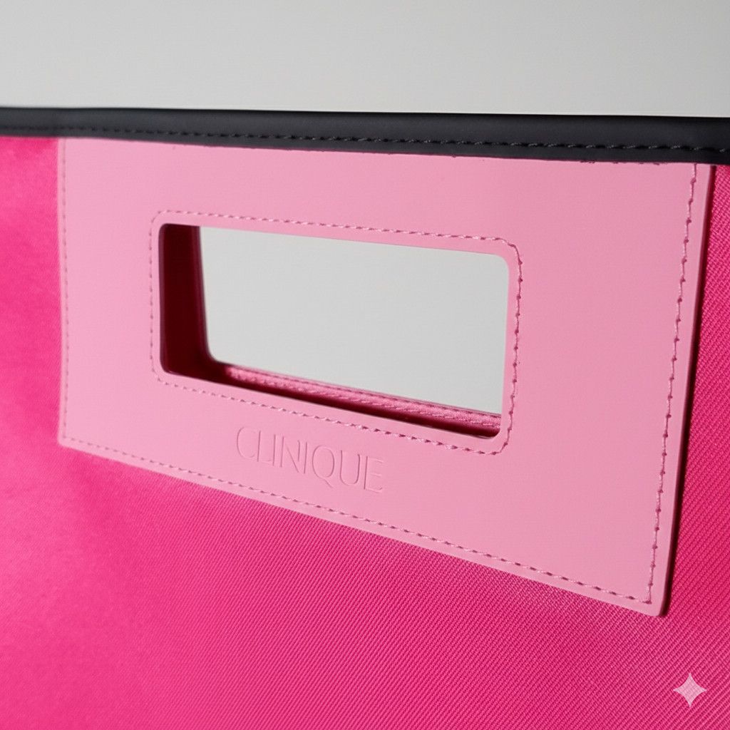 Other Clinique 16x14x3" NEW Large Hot Pink Tote Portfolio Bag Size ONE SIZE - 6 Thumbnail