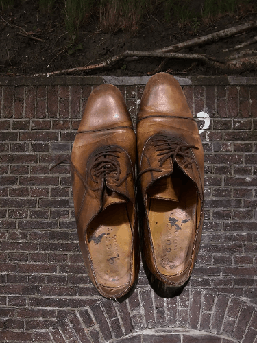 Gucci GUCCI brown leather cap-toe oxford dress CASUAL shoes Size US 8 / EU 41 - 1 Thumbnail