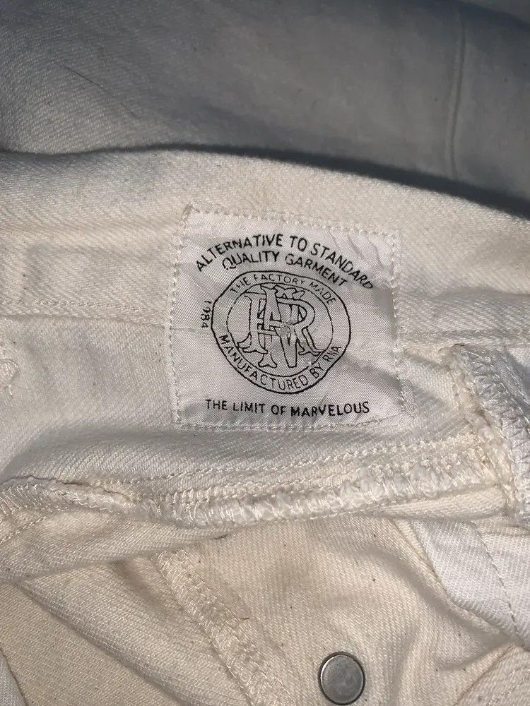 Japanese Brand Vtg RNA INC japan suspenders baggy jeans white Size US 32 / EU 48 - 12 Thumbnail