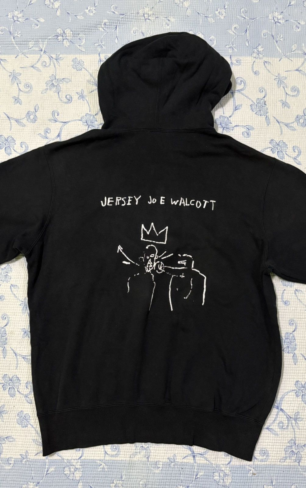 Jean-Michel Basquiat × Uniqlo Jean Michel Bisquiat Uniqlo Joe Wolcott Black Hoodies Size US L / EU 52-54 / 3 - 9 Thumbnail