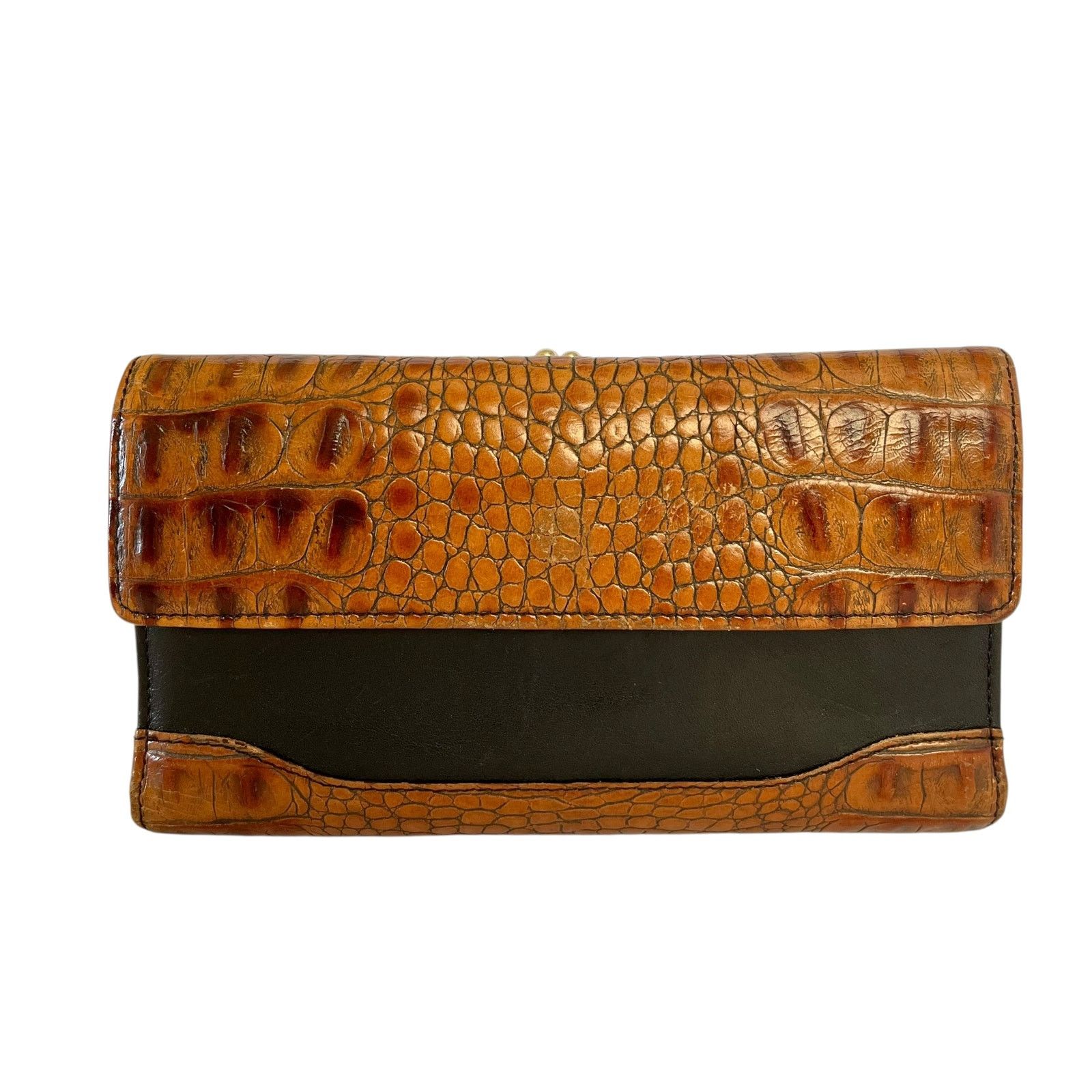 BRAHMIN × Vintage Brahmin Tuscan Leather Melbourne Leather Checkbook Wallet Size ONE SIZE - 1 Thumbnail