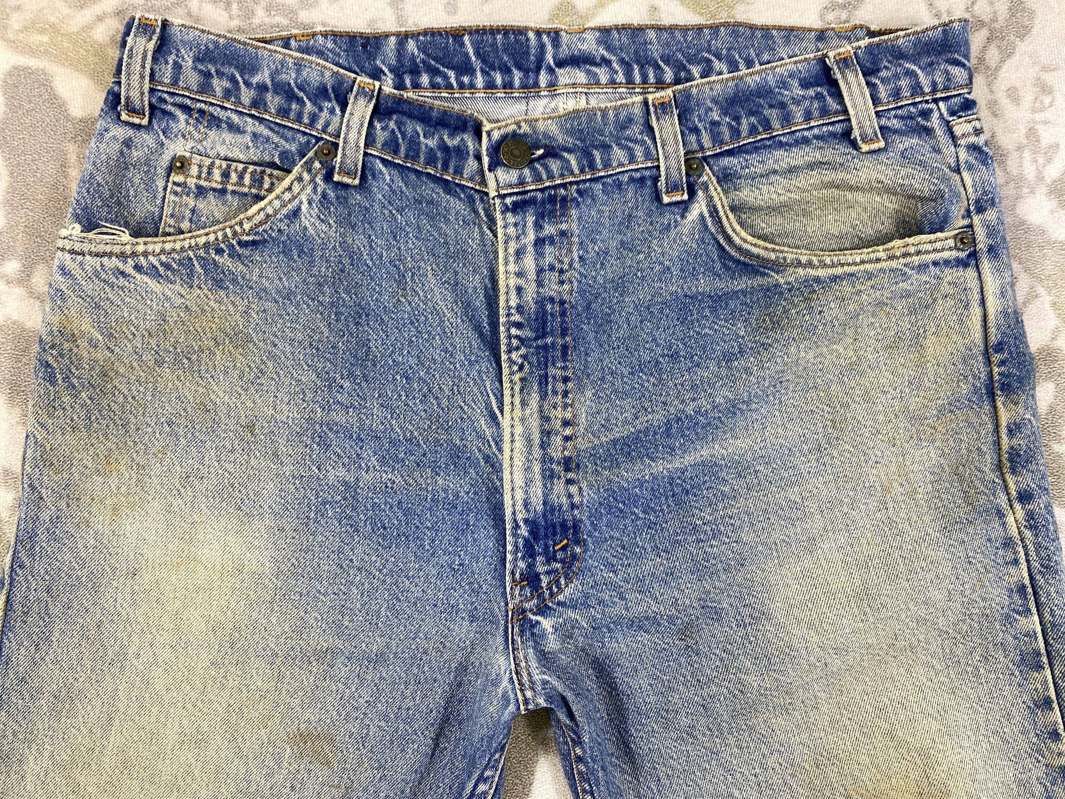 Levi's Vintage Levi's Made in USA Rusty Denim 37 x 27.5 -JN530 Size US 37 - 3 Thumbnail
