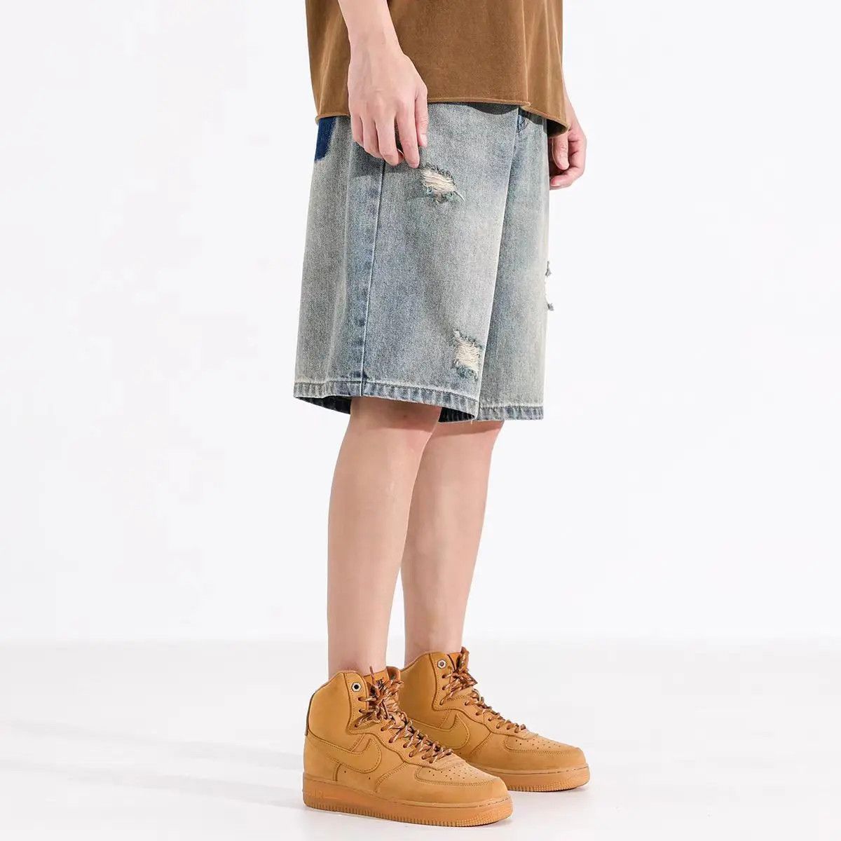 Designer × Japanese Brand Streetwear Hip Hop Vintage Loose Casual Jeans Size US 31 - 3 Thumbnail