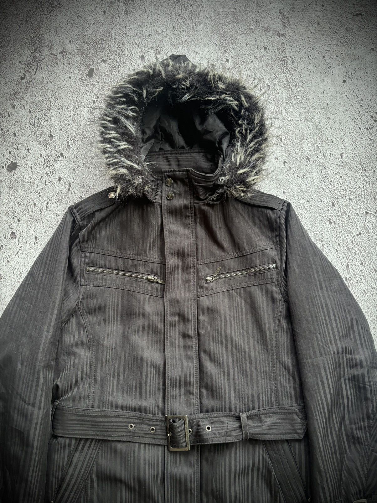 Le Grande Bleu (L.G.B.) 2000's Sorridere ifsixwasnine lgb style fur jacket Size US M / EU 48-50 / 2 - 6 Thumbnail