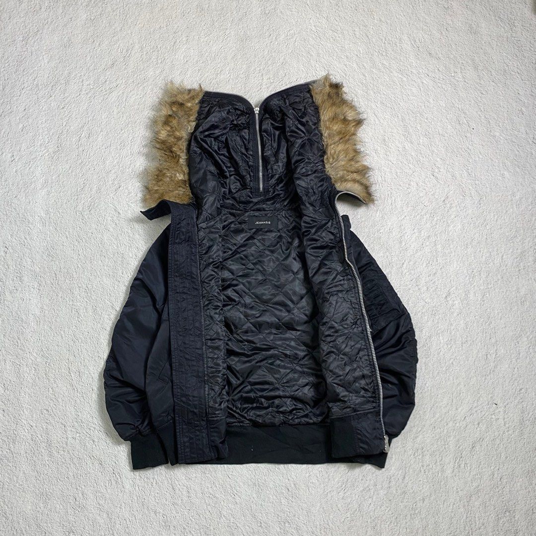 If Six Was Nine Japanese Duck down Bomber Fur jacket Size US L / EU 52-54 / 3 - 5 Thumbnail
