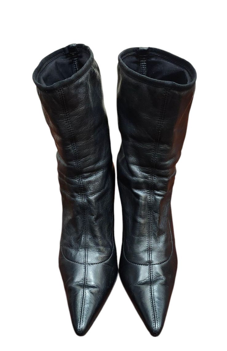 Gucci Gucci by Tom Ford S/S 2002 Bamboo Ankle Boots stretch Size US 4 / IT 34 - 8 Thumbnail