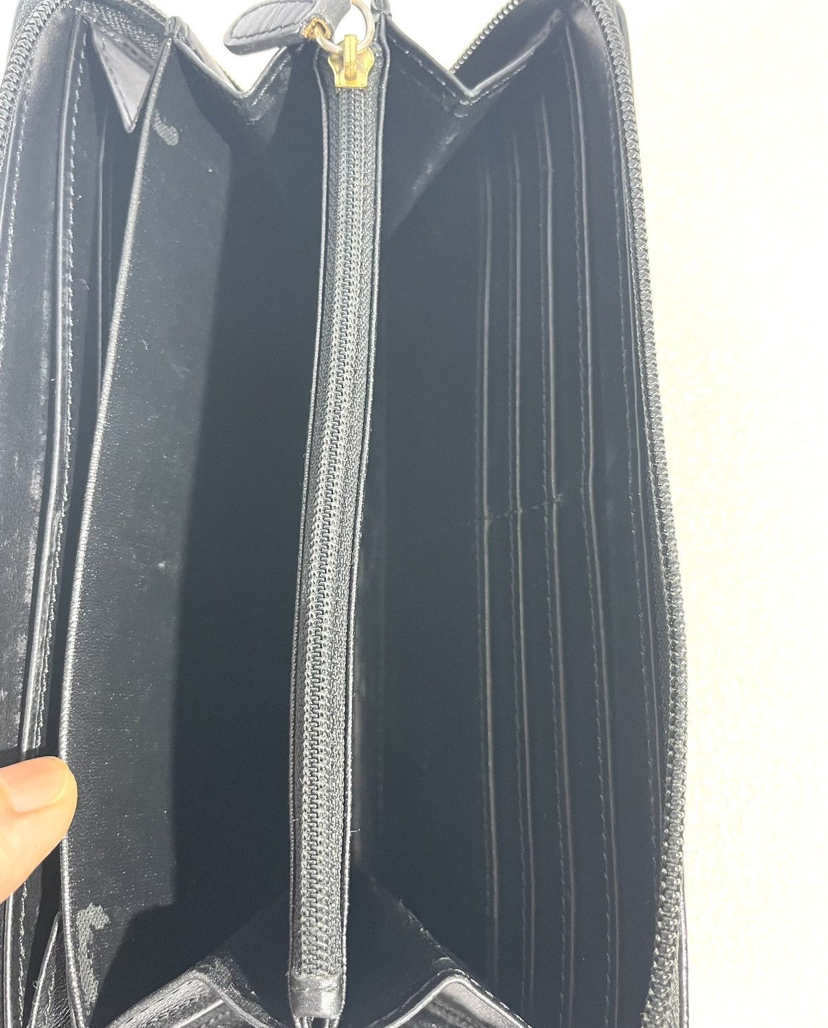 Vivienne Westwood Patent Leather Ribbon Long Wallet Size ONE SIZE - 13 Thumbnail