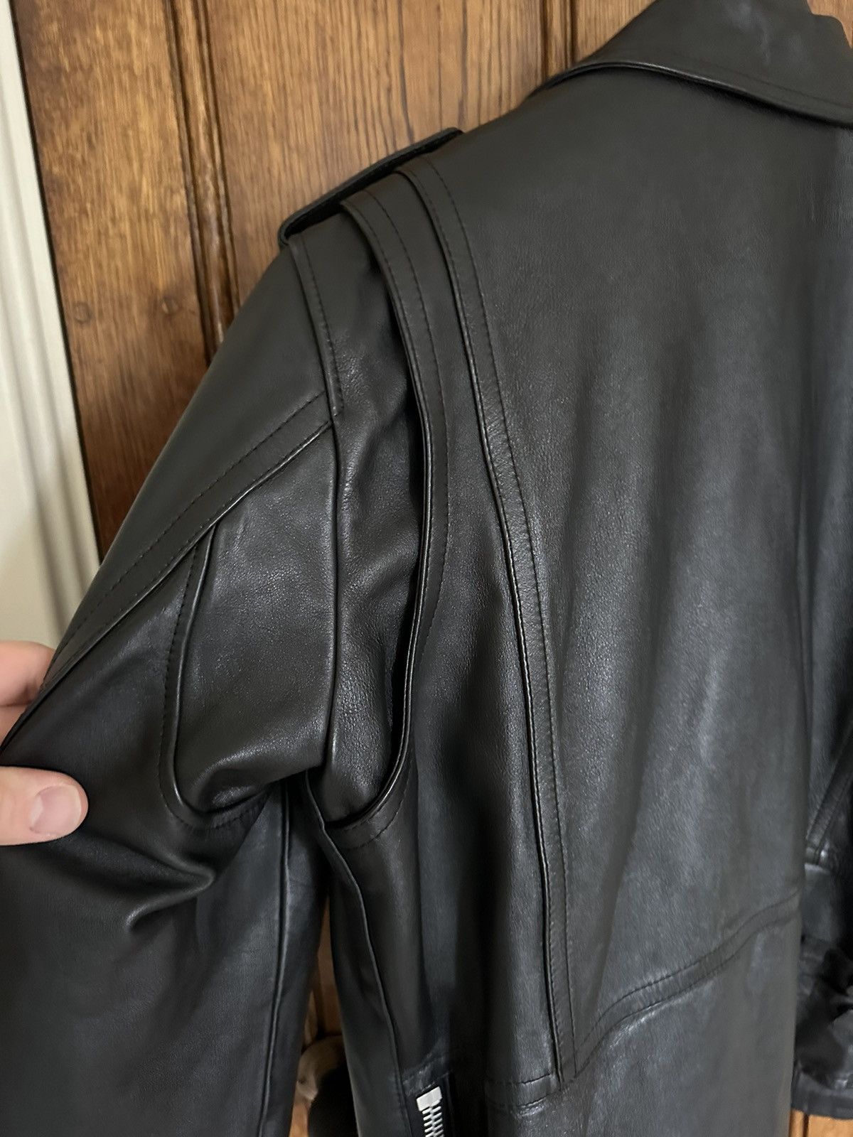 Celine SS22 $6500🤑 Celine biker D Ring leather jacket Hedi grail 48 Size US M / EU 48-50 / 2 - 19 Thumbnail