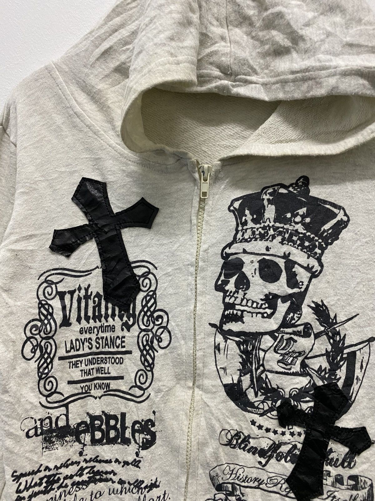 Japanese Brand Archive japanese vomanie skull cross punk jesus poem Size US M / EU 48-50 / 2 - 4 Thumbnail