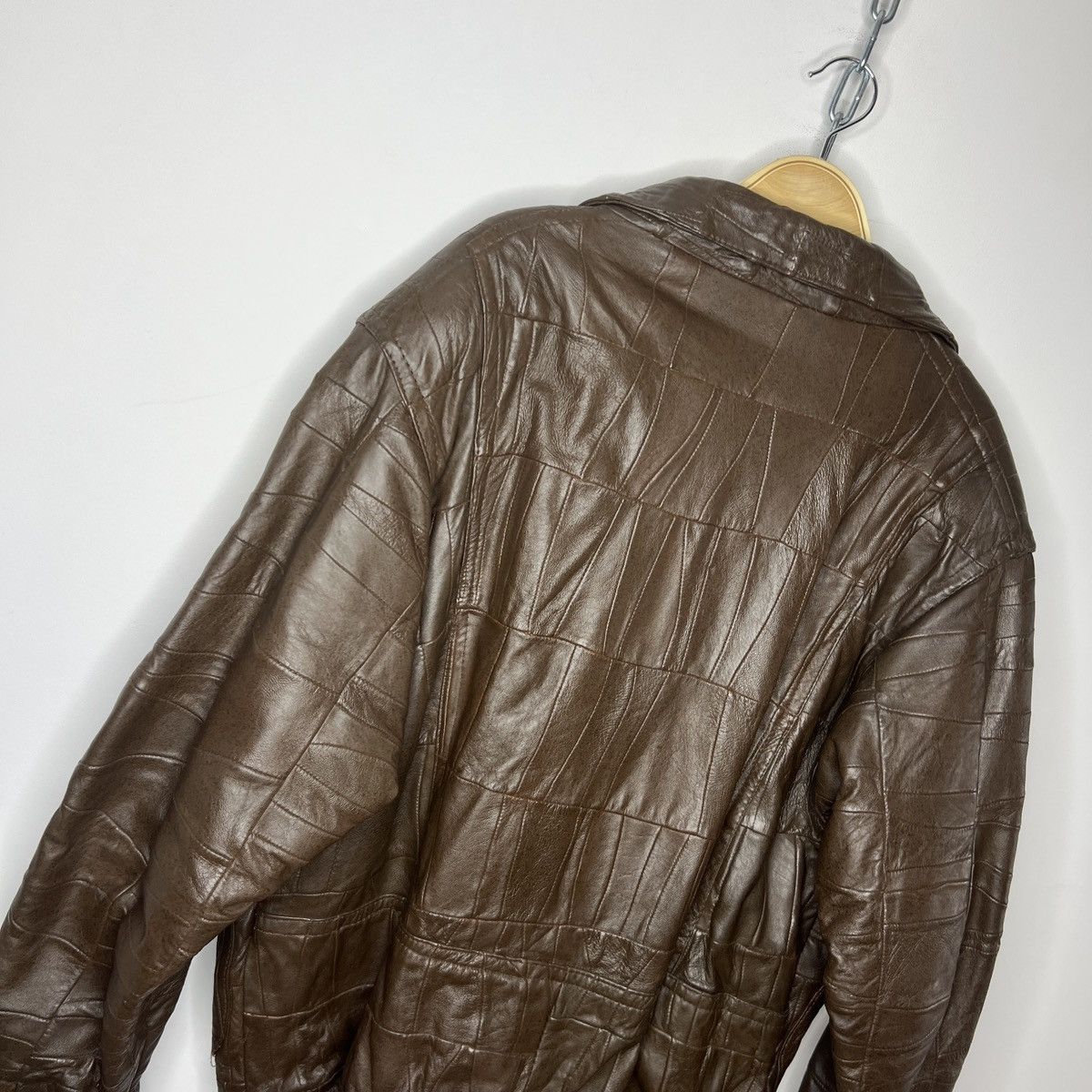 Vintage Vintage Real Leather Jacket Biker Black Rare Luxury Ramones Size US L / EU 52-54 / 3 - 11 Thumbnail