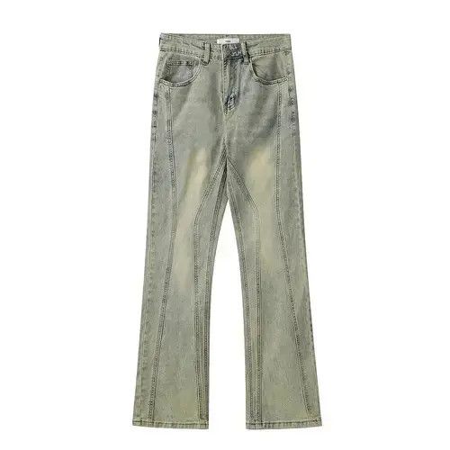 Other Yellow washed striped flare Jeans Size US 28 / EU 44 - 1 Thumbnail