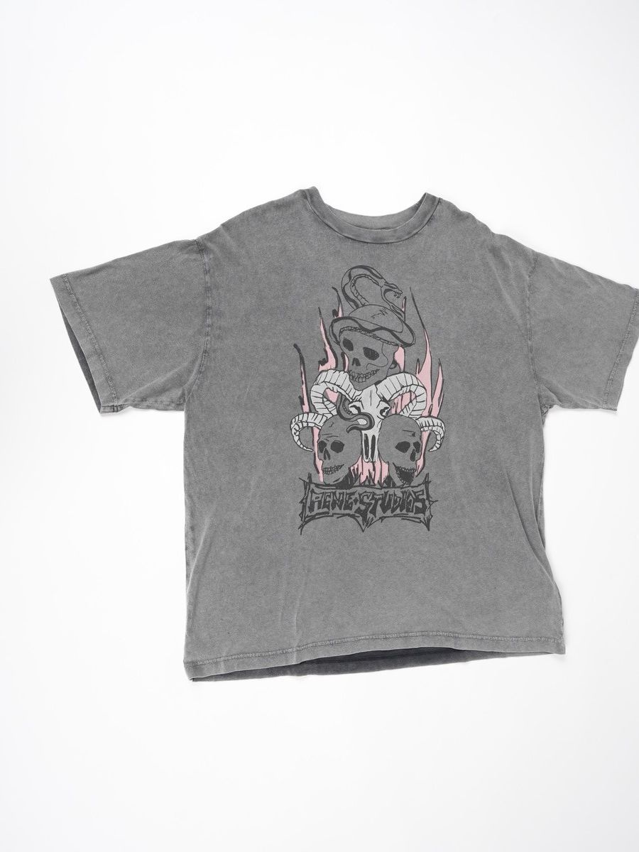 Acne Studios Acne Studios Skull Tee Size US S / EU 44-46 / 1 - 1 Thumbnail