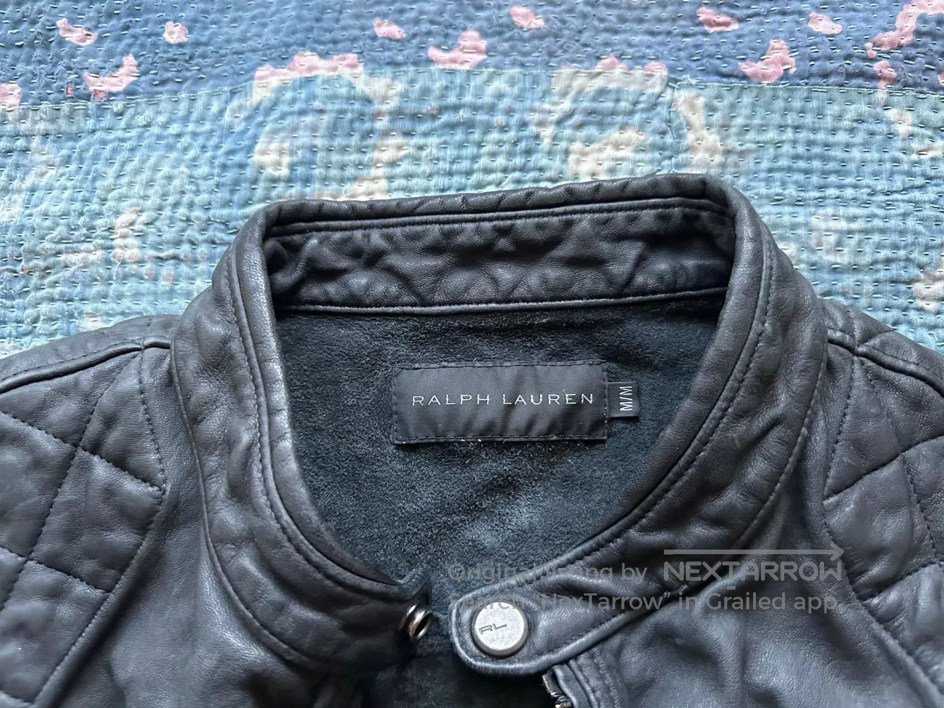 RRL Ralph Lauren Ralph Lauren RRL Black Label Distressed Moto Jacket. Size US S / EU 44-46 / 1 - 6 Thumbnail