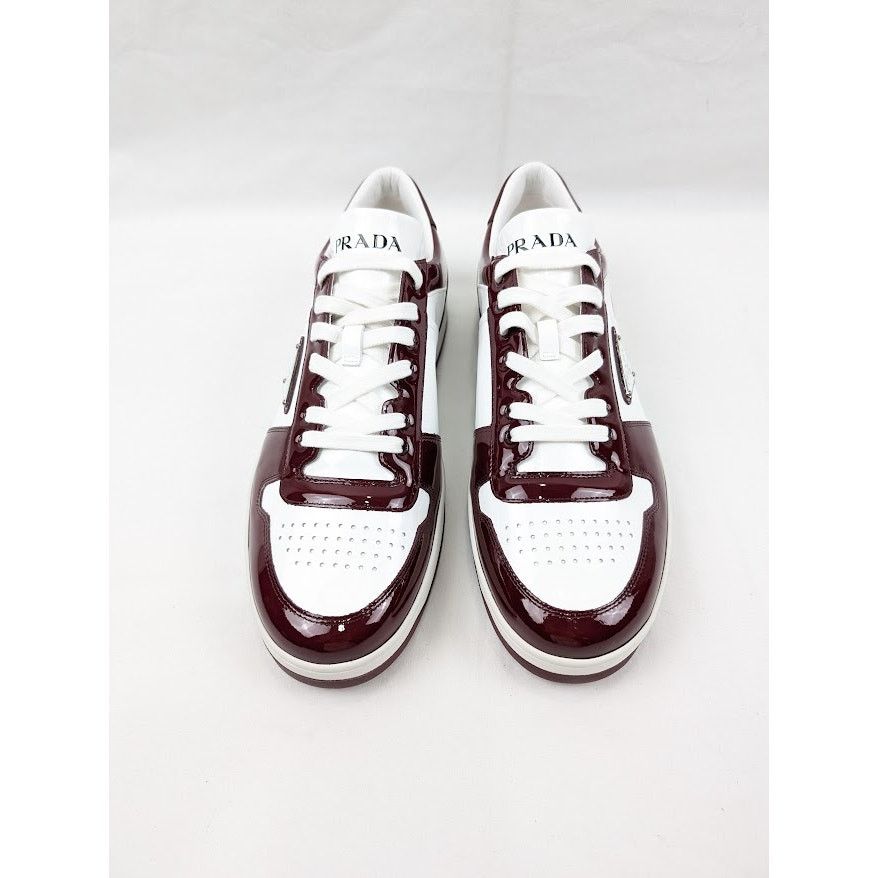 Prada o1rshd1 Low top Sneakers in Bordeaux/Bianco Size US 11.5 / EU 44-45 - 13 Thumbnail