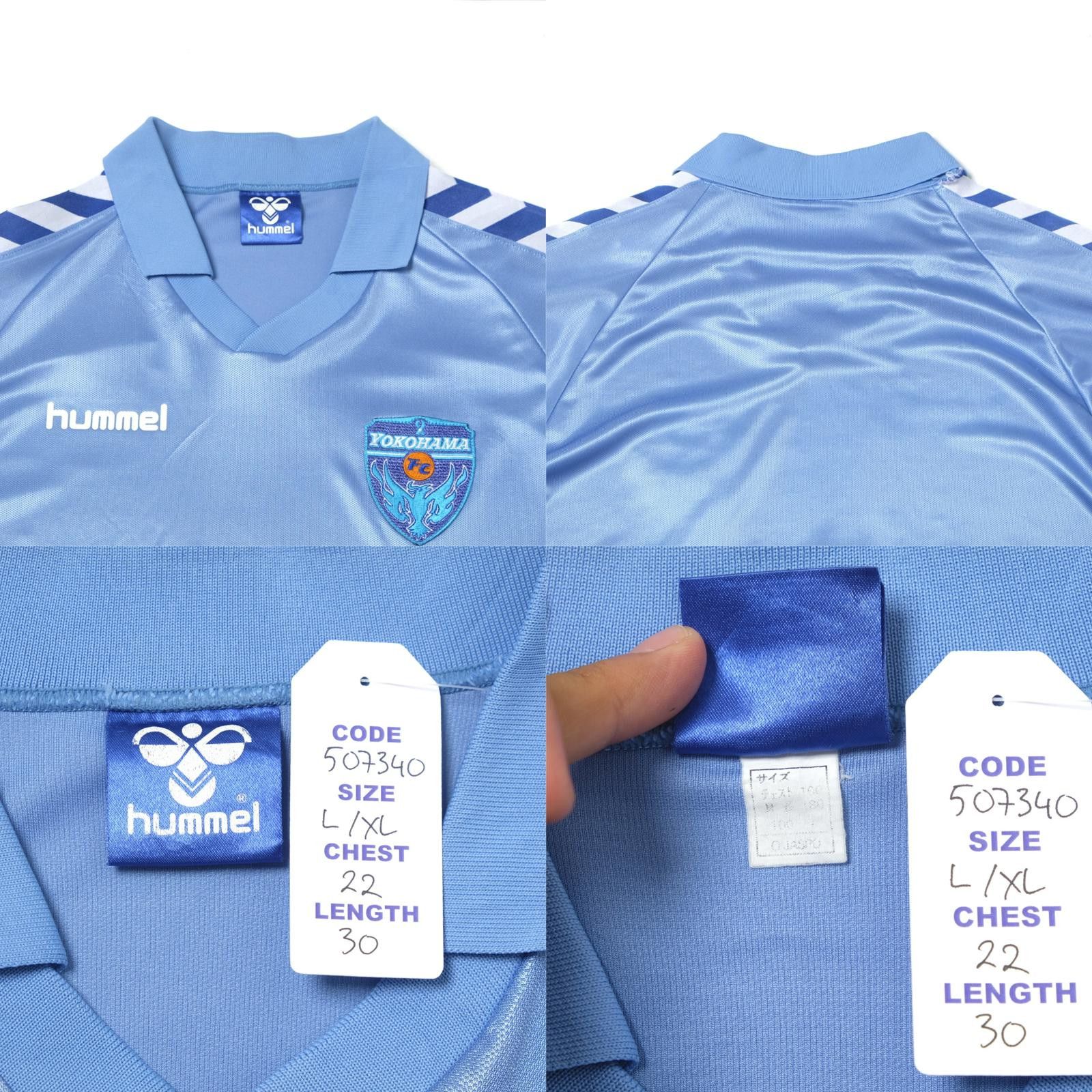 2000s Yokohama FC Training Shirt Hummel J-League (L/XL)