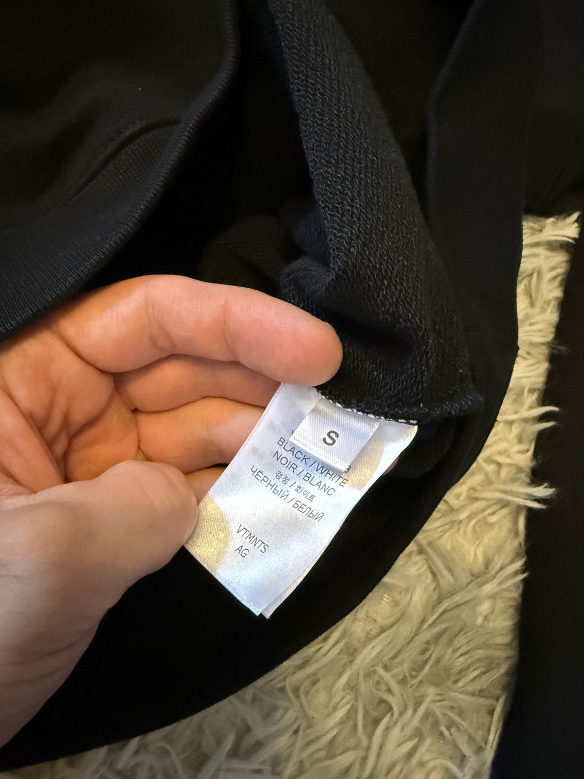 VTMNTS f**k off hoodie Size US S / EU 44-46 / 1 - 2 Thumbnail