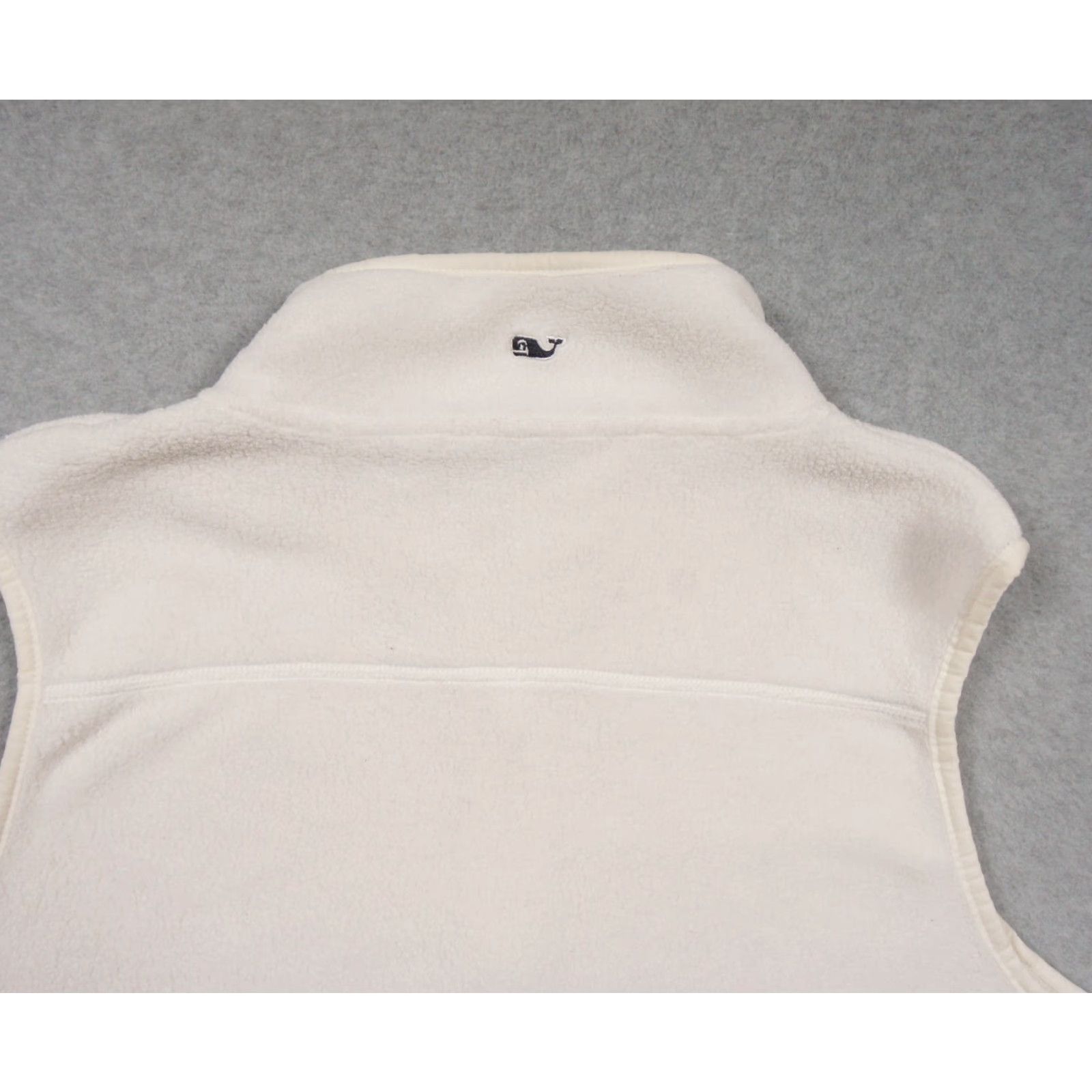 Vineyard Vines Vineyard Vines Jacket Womens Medium White Vest Fleece Full Zip Outdoors Ladies Size M / US 6-8 / IT 42-44 - 7 Thumbnail