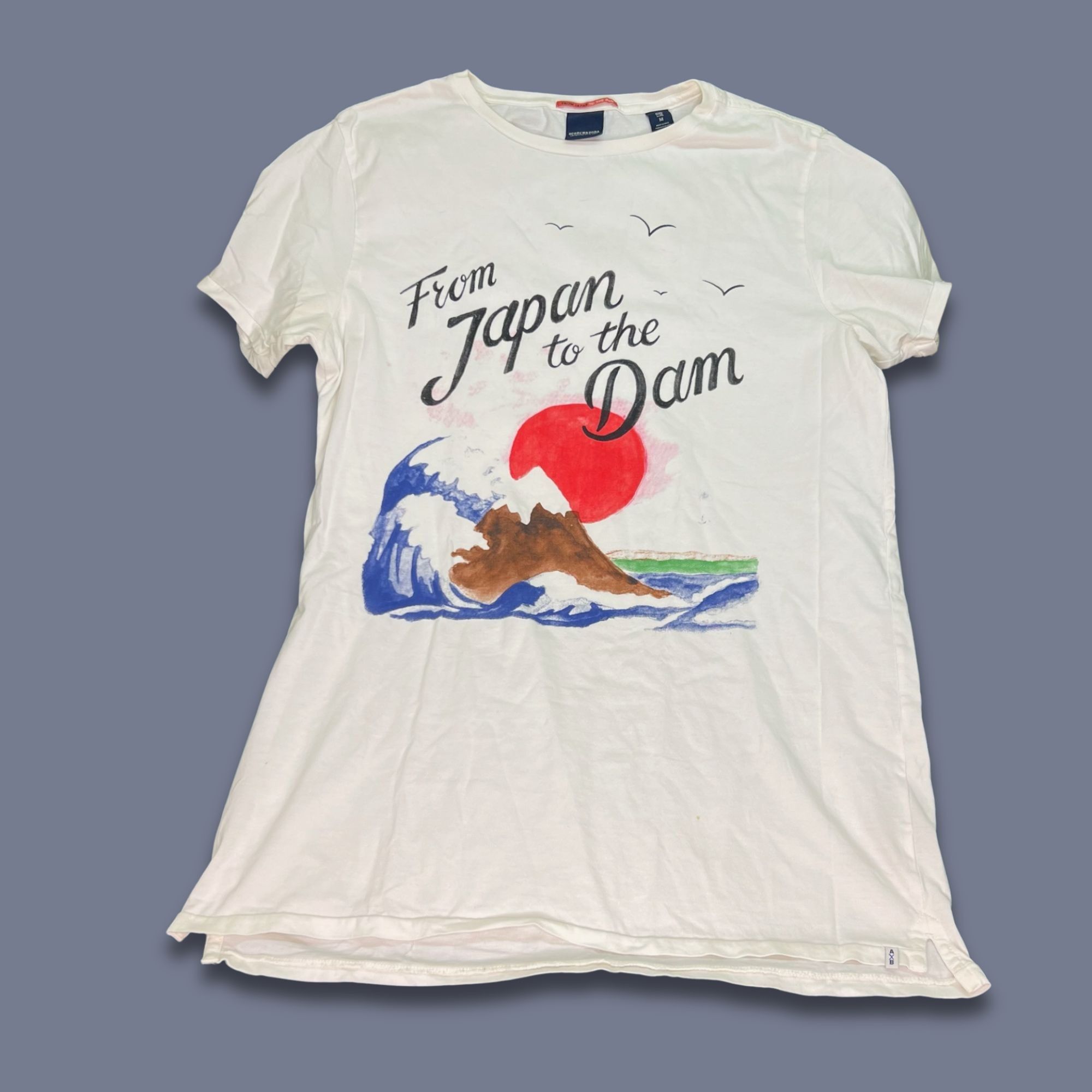 Scotch & Soda Scotch & Soda Graphic Crew-Neck T-Shirt Medium Japan To The Size M / US 6-8 / IT 42-44 - 2 Thumbnail