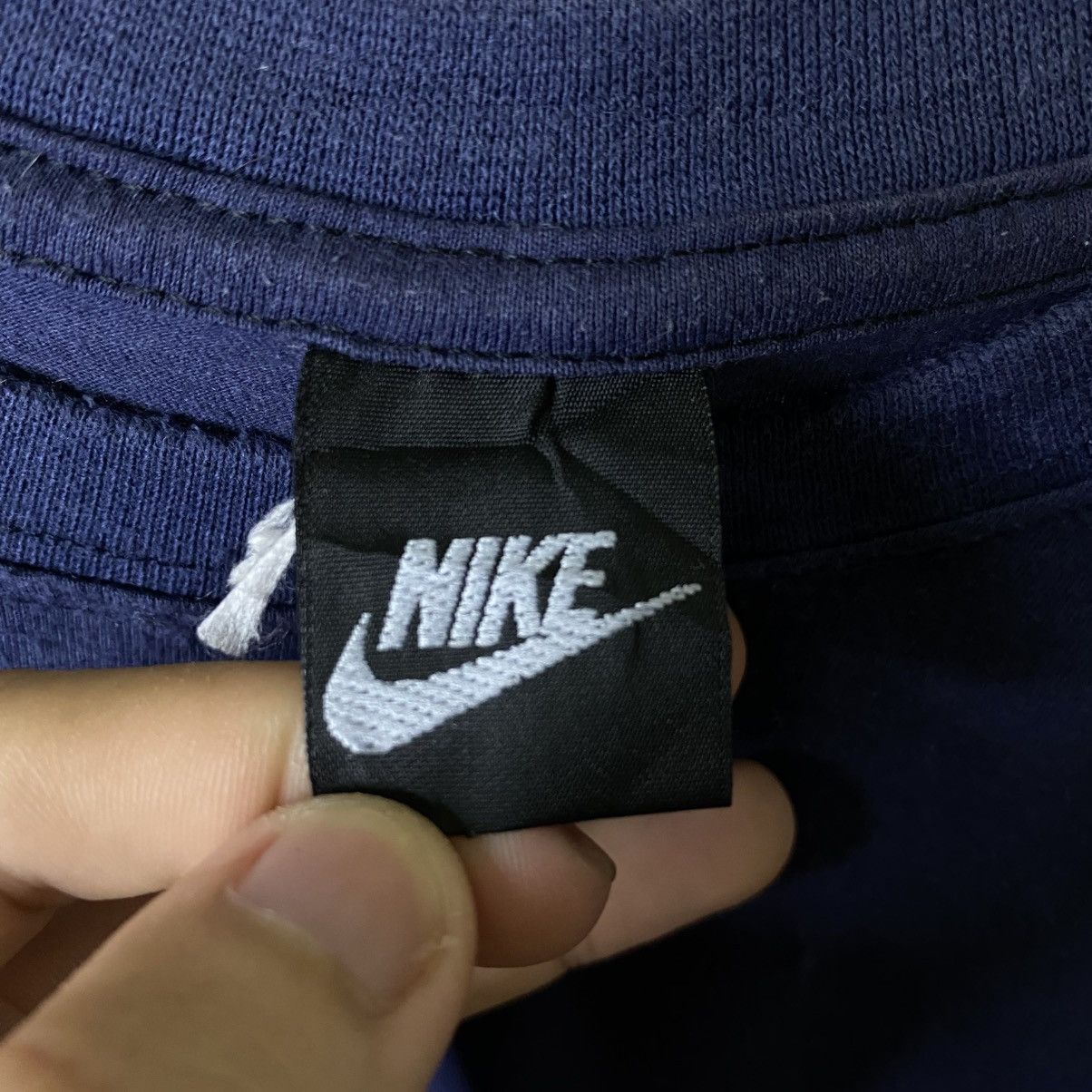 Nike Vintage 1990s Nike Essential Small Swoosh Reflective Logo T Size US XXL / EU 58 / 5 - 4 Thumbnail