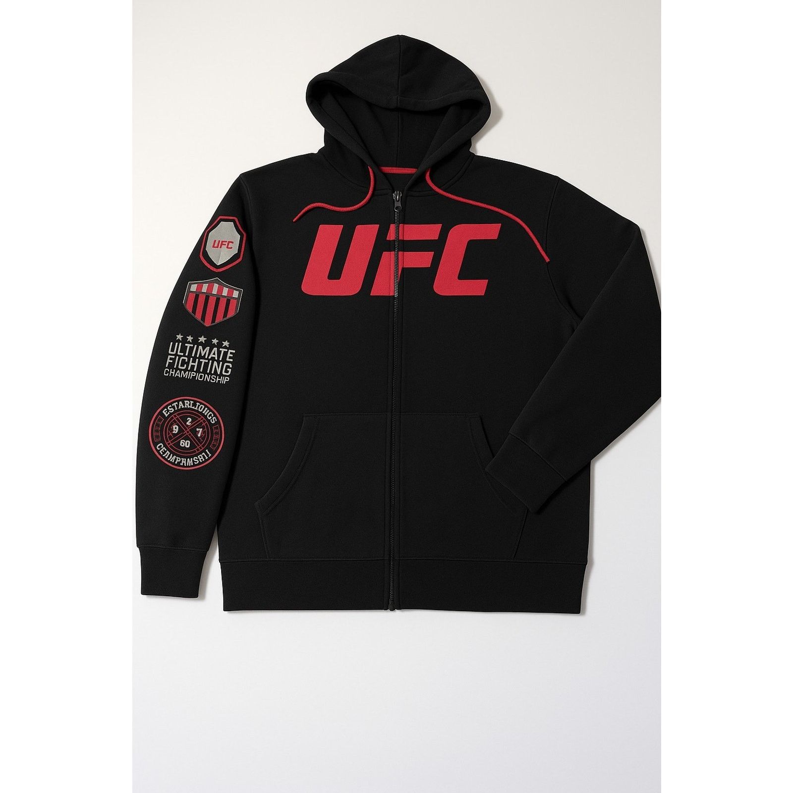 UFC VTG 90s Y2K UFC Hoodie Mens L MMA Jiu Jitsu Ultimate Fight Size US L / EU 52-54 / 3 - 1 Thumbnail