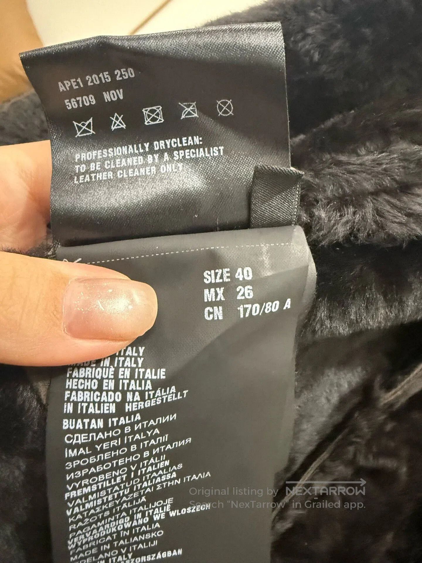 Prada Prada Long Fur-Lined Coat. Size US XXS / EU 40 - 5 Thumbnail