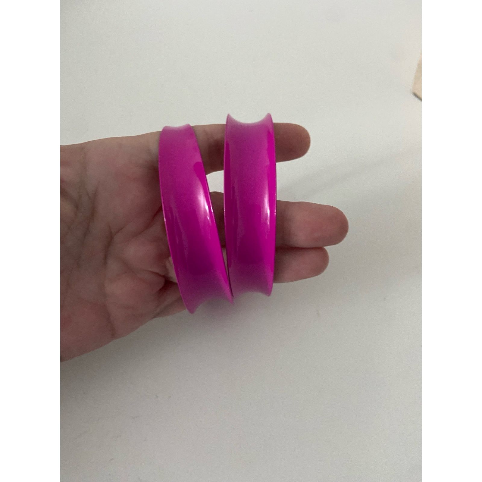 Other Big fuchsia hoop earrings Size ONE SIZE - 2 Thumbnail