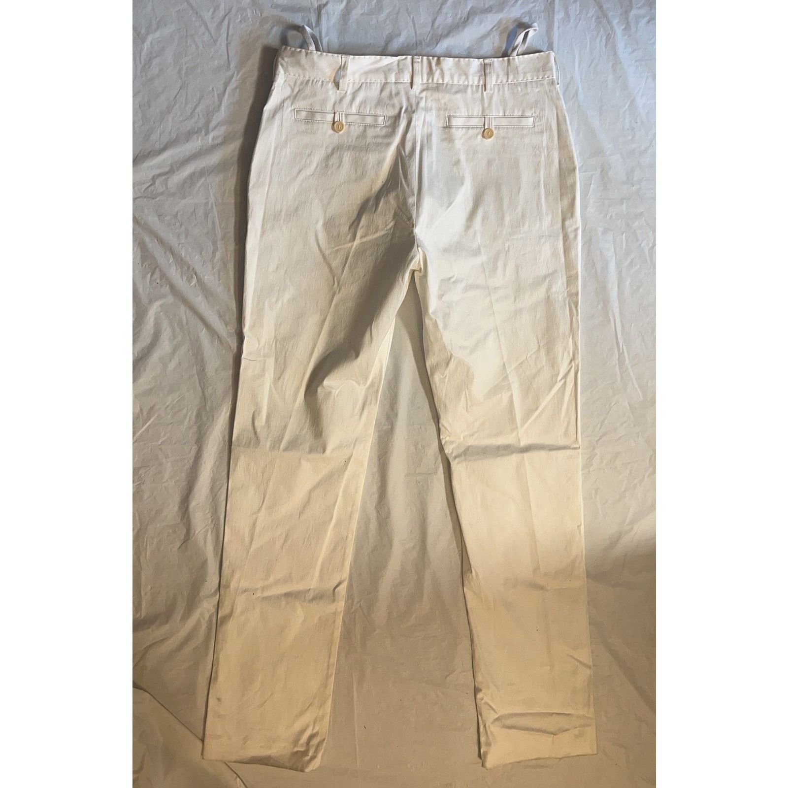 Helmut Lang Vtg Helmut Lang Archive Made in Italy White Pants SZ: 44 Size 30" / US 8 / IT 44 - 3 Thumbnail