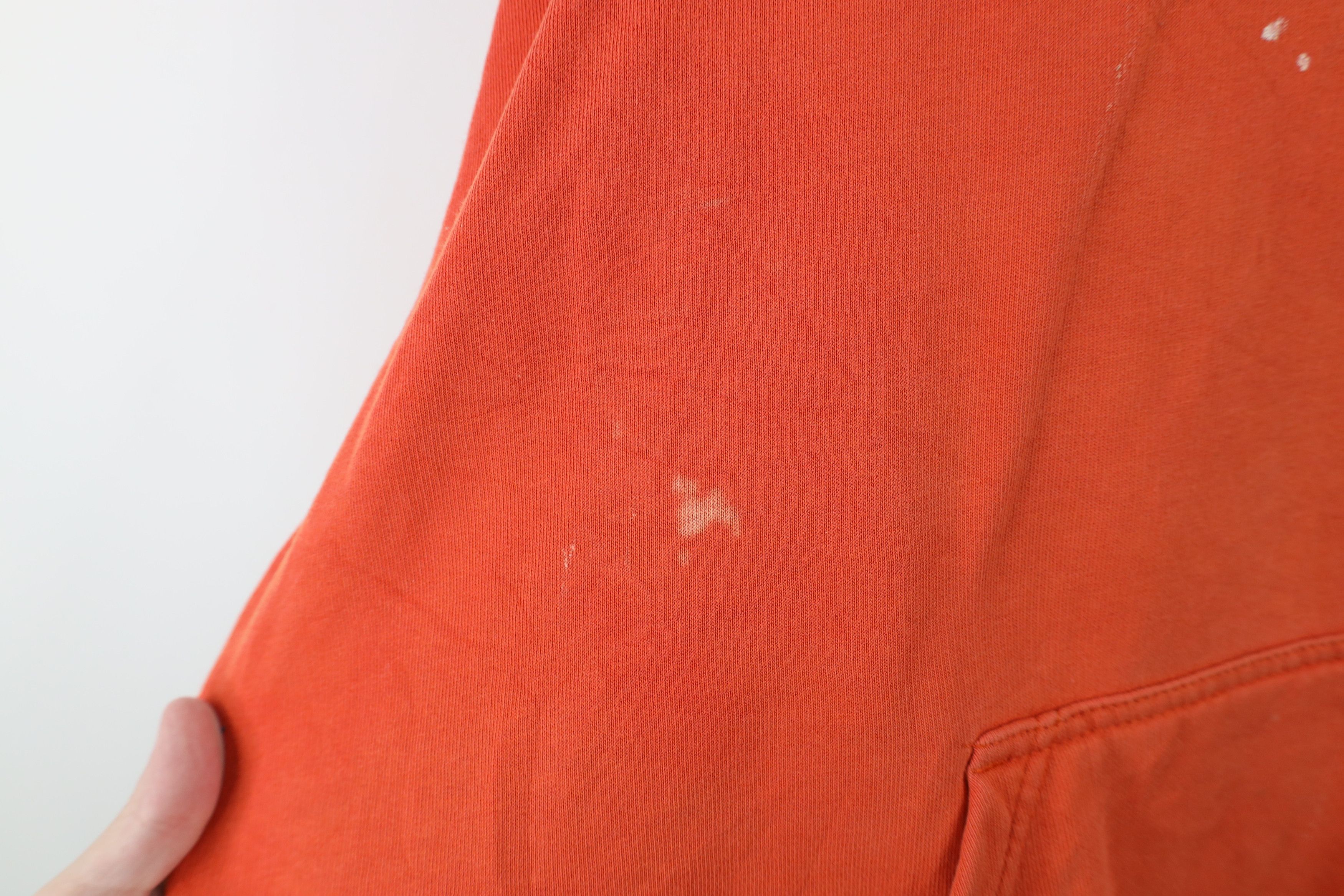 Nike Vintage Nike Scott Mini Swoosh Hoodie Sweatshirt Orange Size US XL / EU 56 / 4 - 8 Thumbnail
