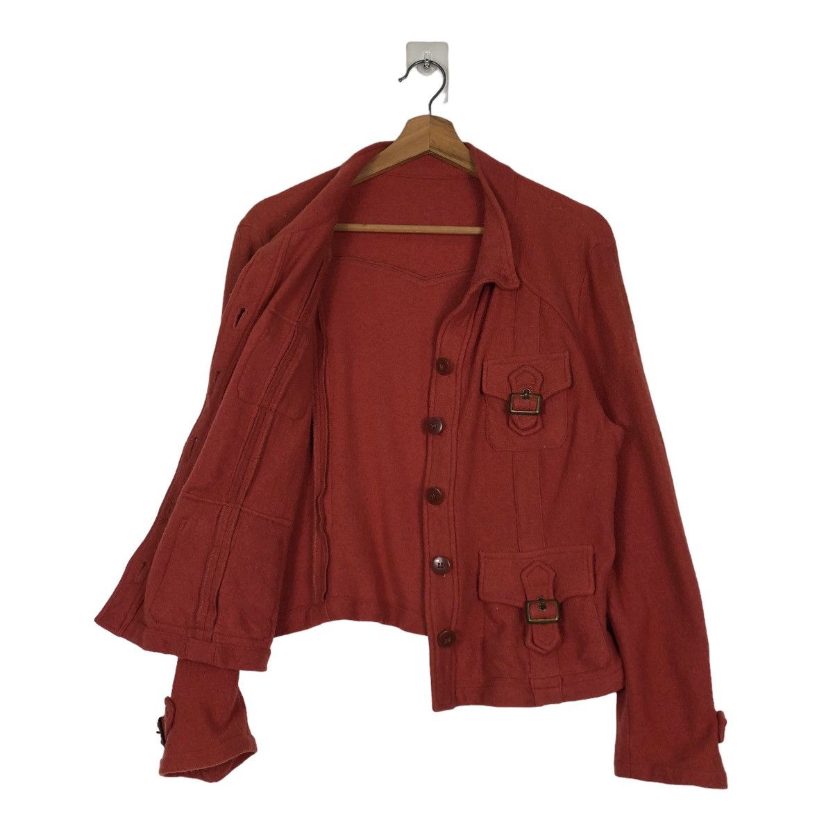 Issey Miyake 🔥Cropped Biker Jacket Big Pocket Bondage Japan Made Size US S / EU 44-46 / 1 - 11 Thumbnail