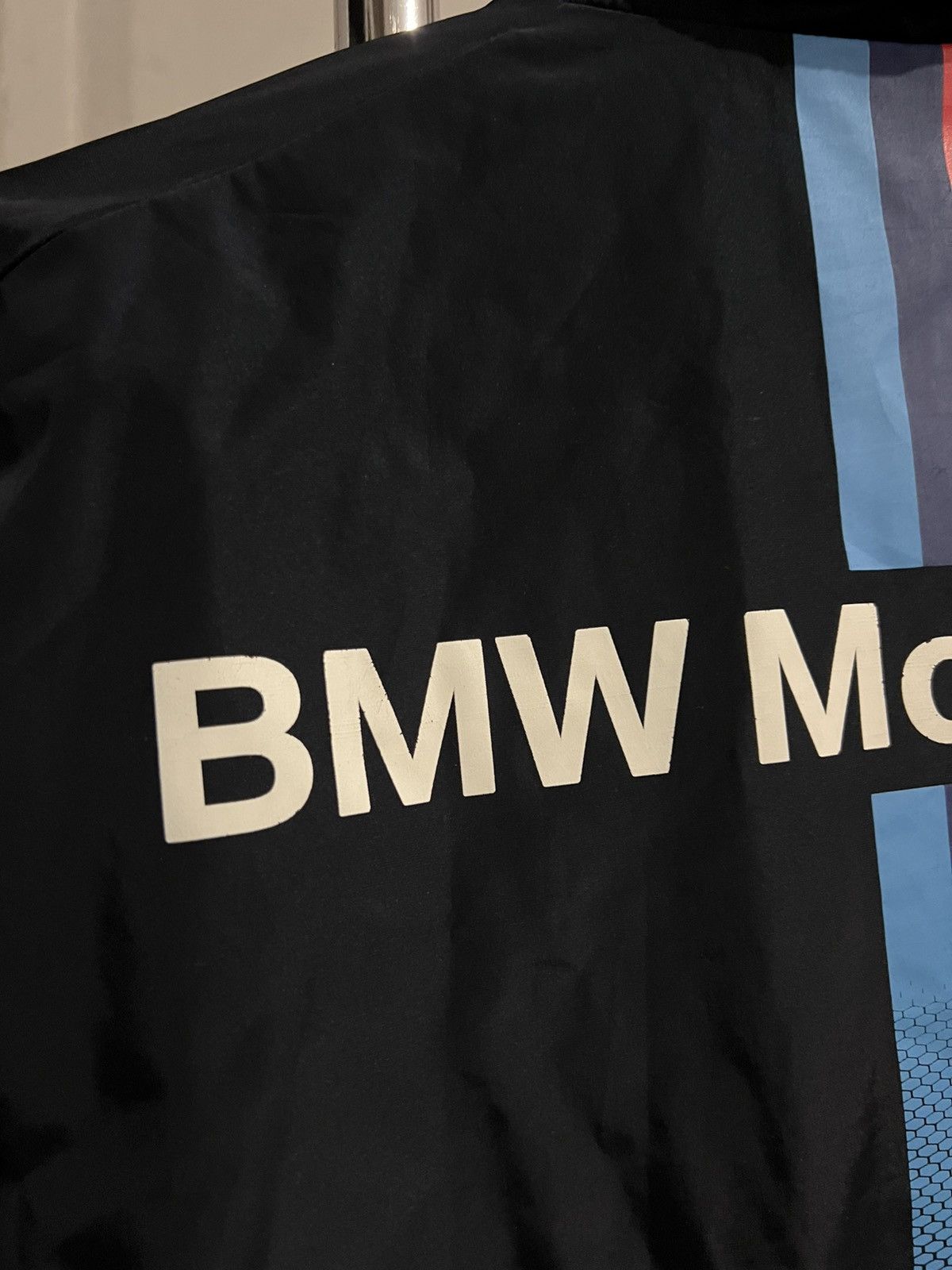 BMW BMW MOTORSPORT WINDBREAKER RACING MENS ZIP JACKET SIZE XL Size US XL / EU 56 / 4 - 17 Thumbnail