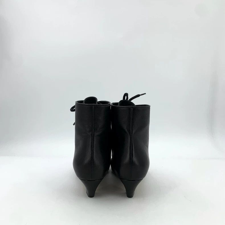 Dior Dior Christian Dior Black Leather High Heel Ankle Boots-25 Size US 8 / IT 38 - 4 Thumbnail