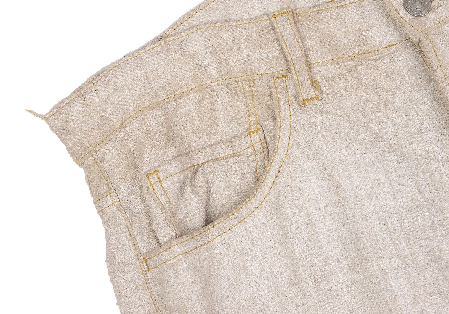 Yohji Yamamoto Yohji Yamamoto Pigment Print Linen Pants Size US 36 / EU 52 - 4 Thumbnail