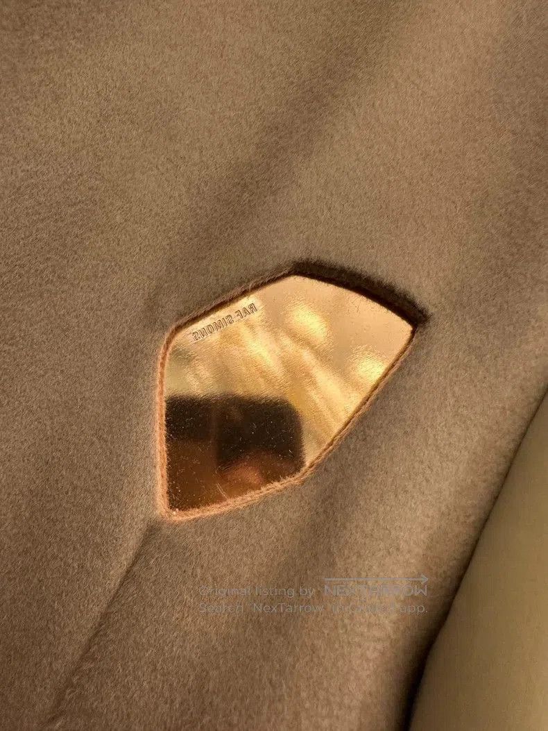 Raf Simons RAF SIMONS Oversized Wool Coat with Mirror Detail. Size US L / EU 52-54 / 3 - 4 Thumbnail