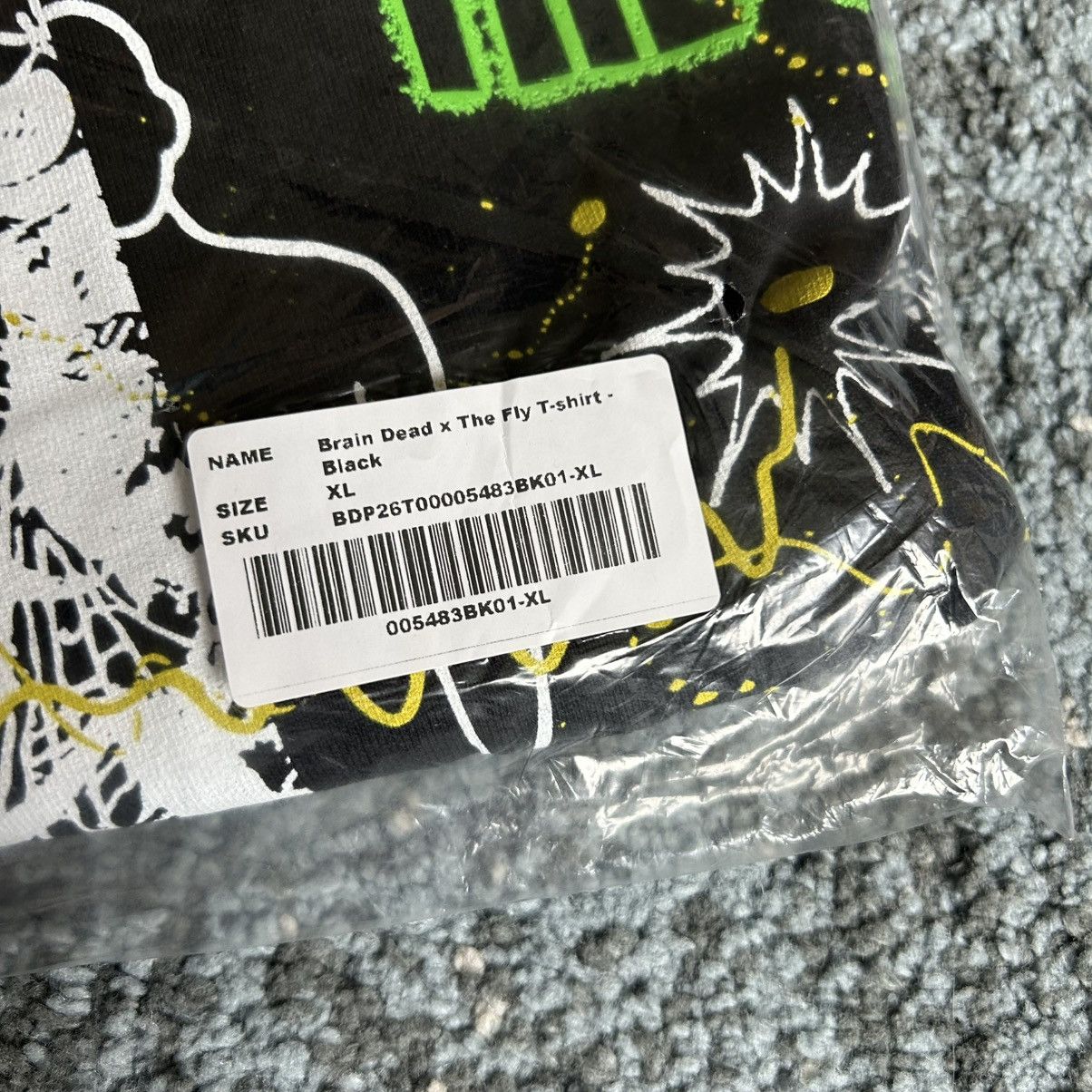 Brain Dead 1986 DAViD CRONENBERG THE FLY JEFF GOLDBLUM PUFF PRiNT TEE Size US XL / EU 56 / 4 - 5 Thumbnail